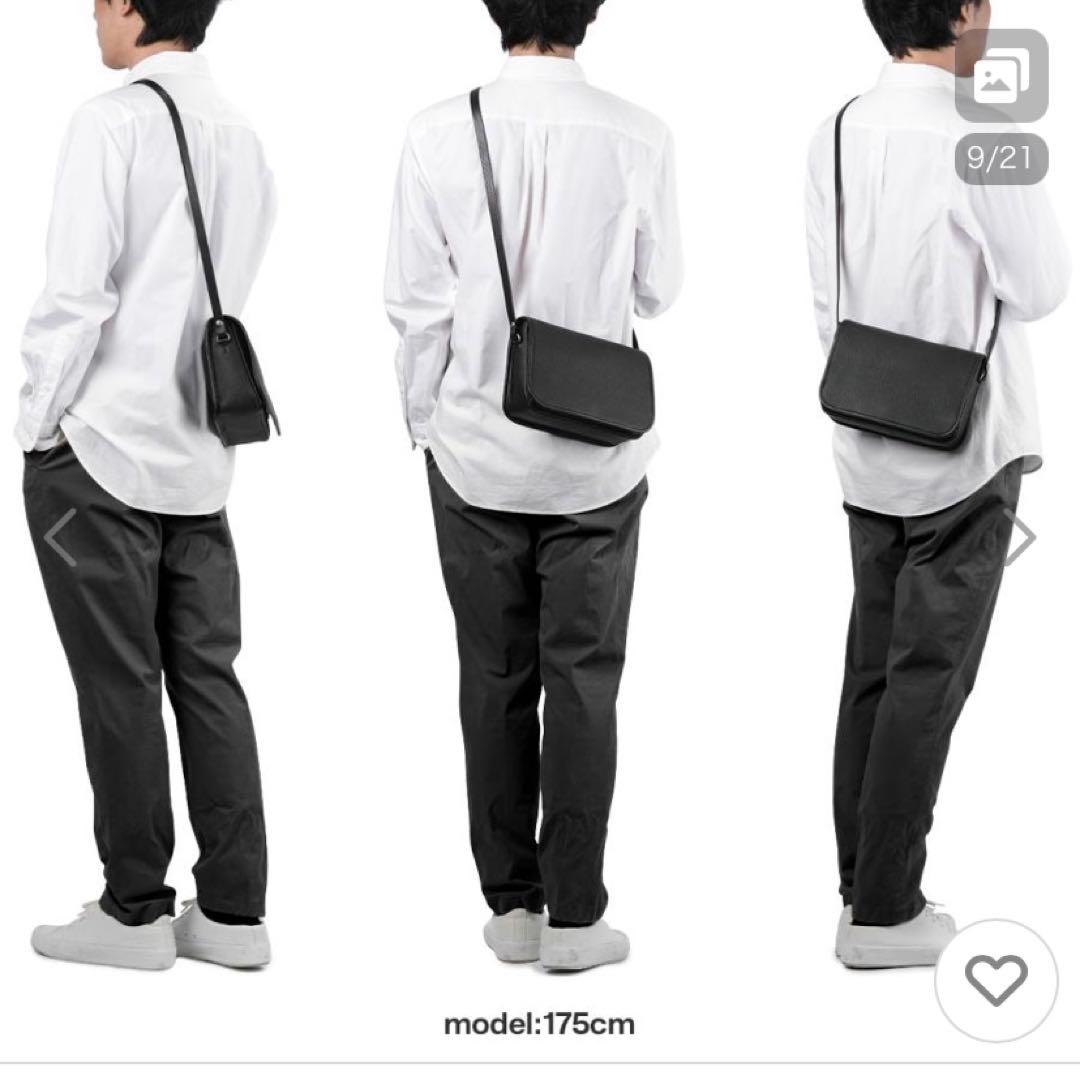 SLOW スロウ / shrinkシュリンクレザーショルダーバッグ