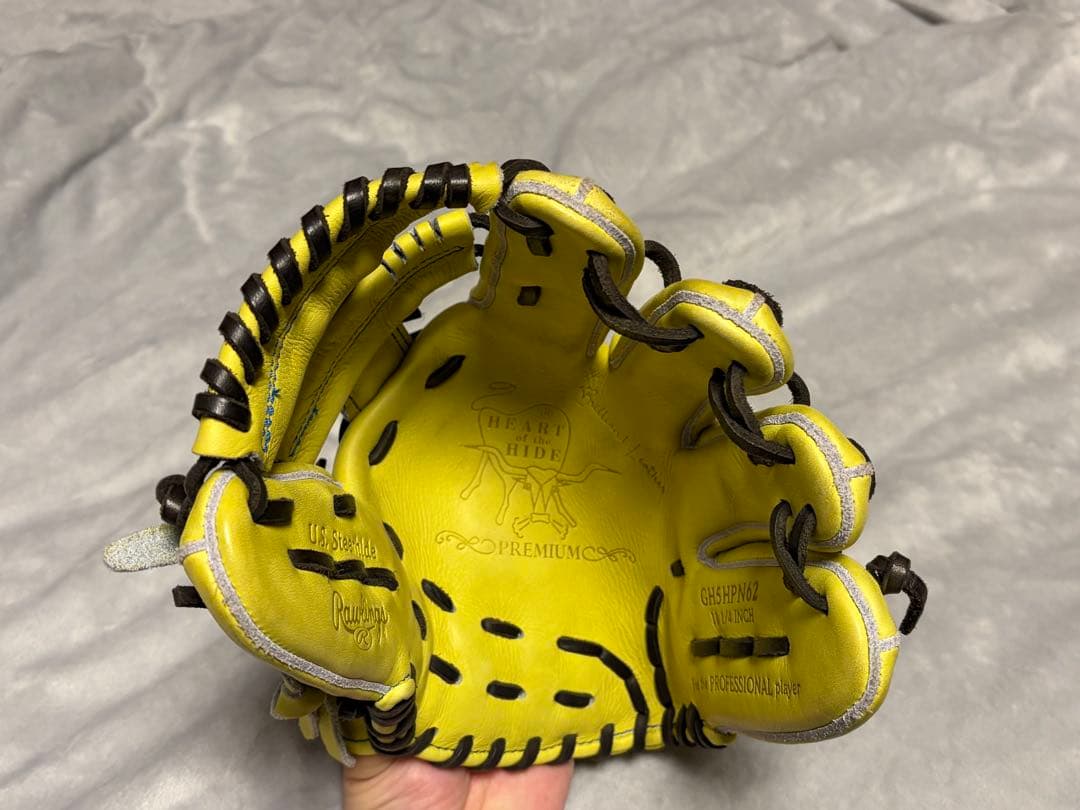 ローリングス 硬式 グローブ 内野手用 GH5HPN62 ジャズイエロー