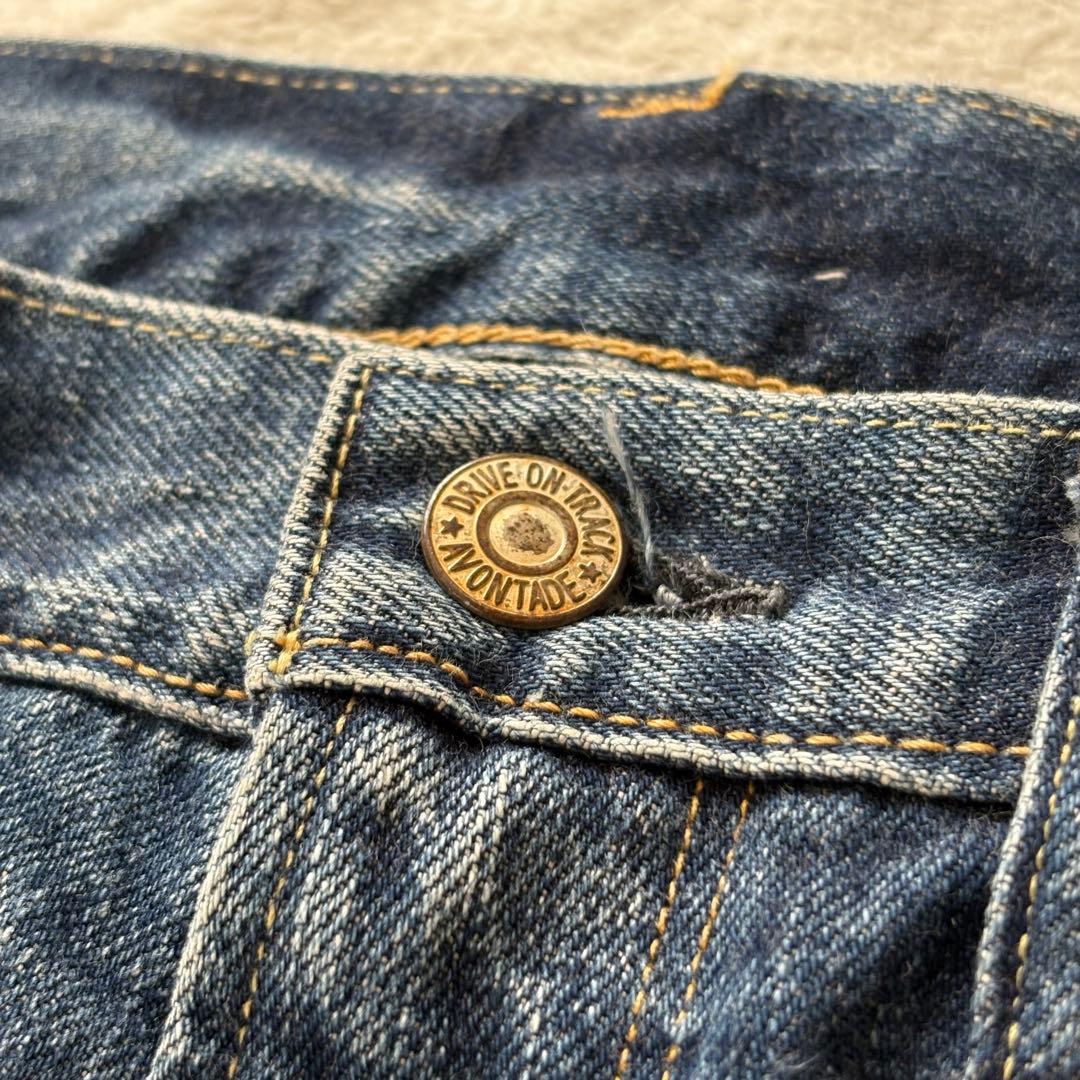 サウクリップ！！美品！A VONTADE セルビッチデニム L 日本製