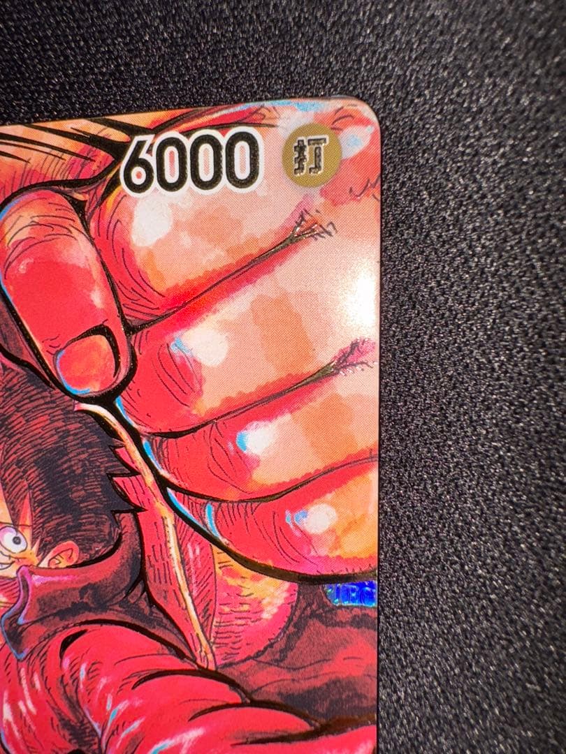 ワンピースカードゲーム　尾田栄一郎サイン　モンキー・D・ルフィ　SR パラレル