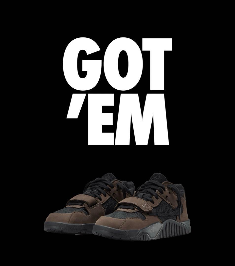 スニーカー 19cm Travis Scott Nike PS Jumpman Jack