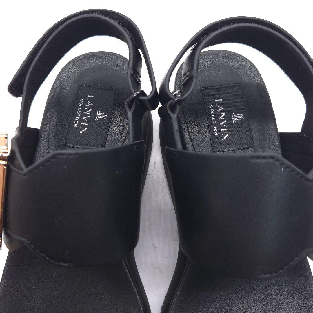 未使用 LANVIN COLLECTION ランバン バックルモチーフ