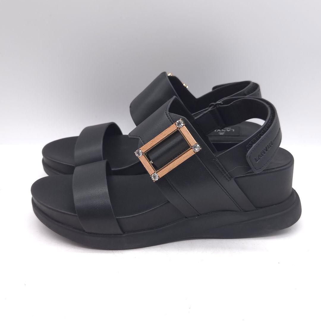 未使用 LANVIN COLLECTION ランバン バックルモチーフ