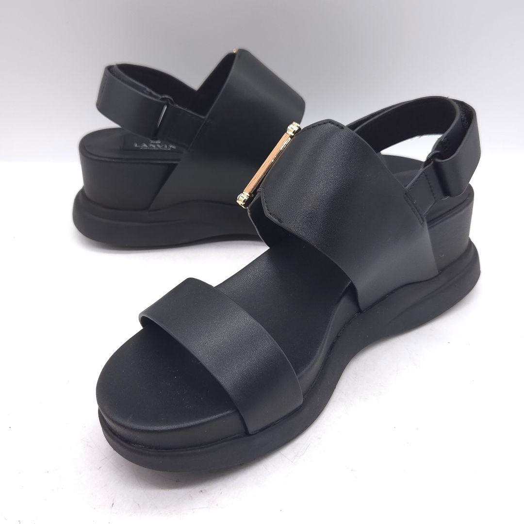 未使用 LANVIN COLLECTION ランバン バックルモチーフ