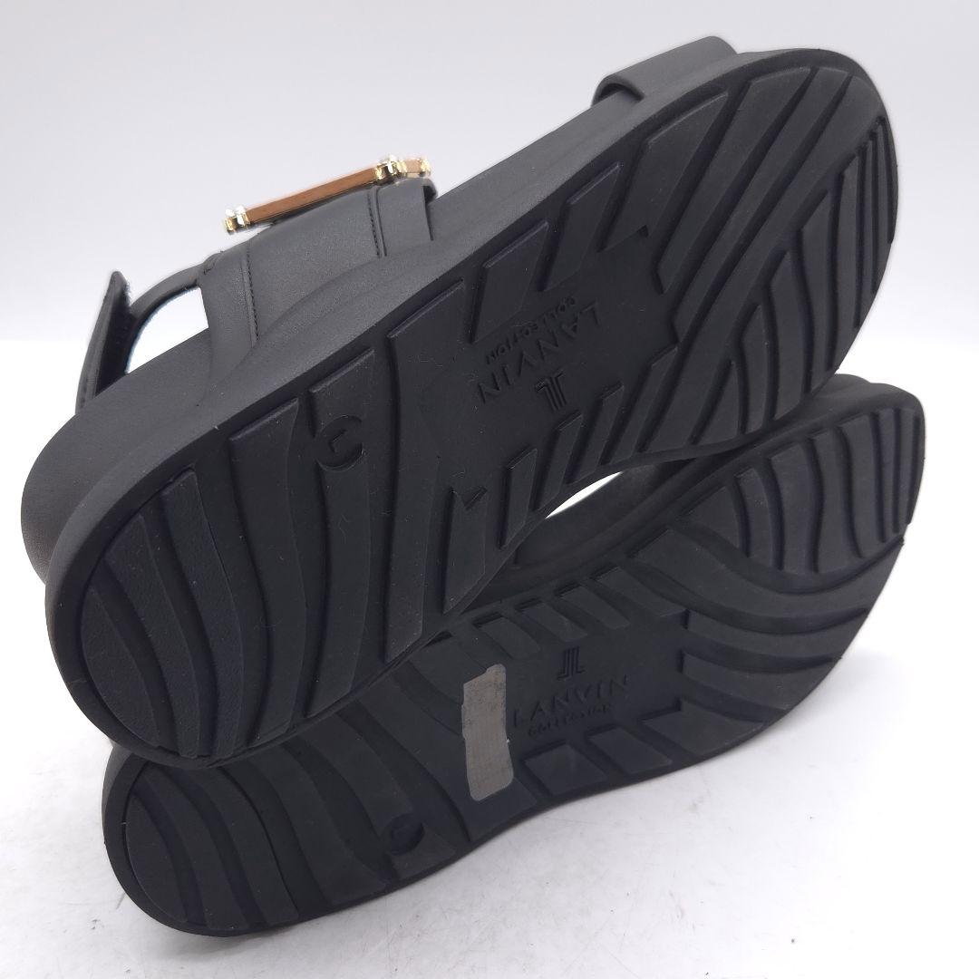 未使用 LANVIN COLLECTION ランバン バックルモチーフ