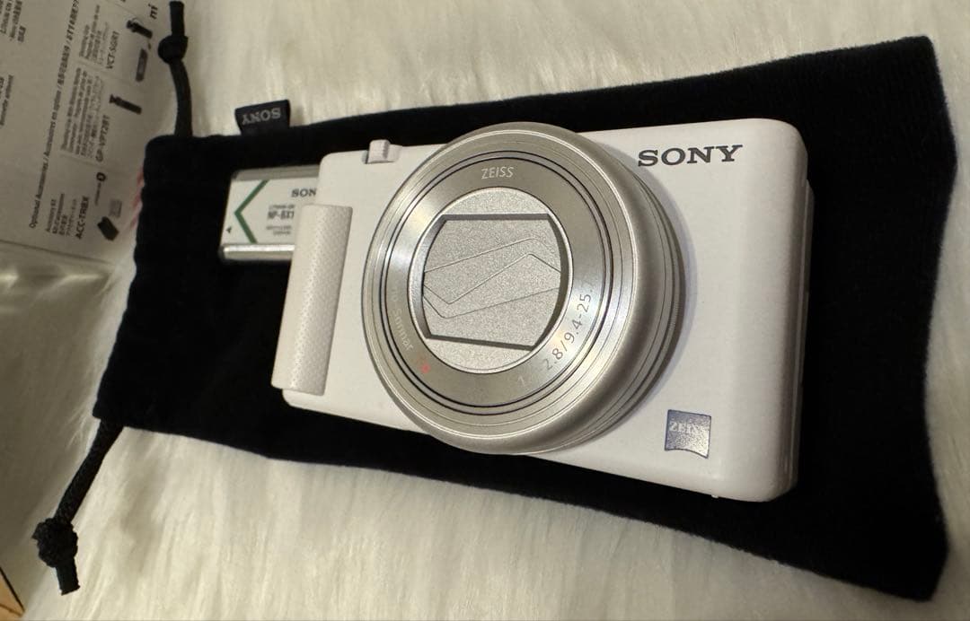 SONY ZV-1 ホワイト グリップ 保証書付き SONY VLOGCAM