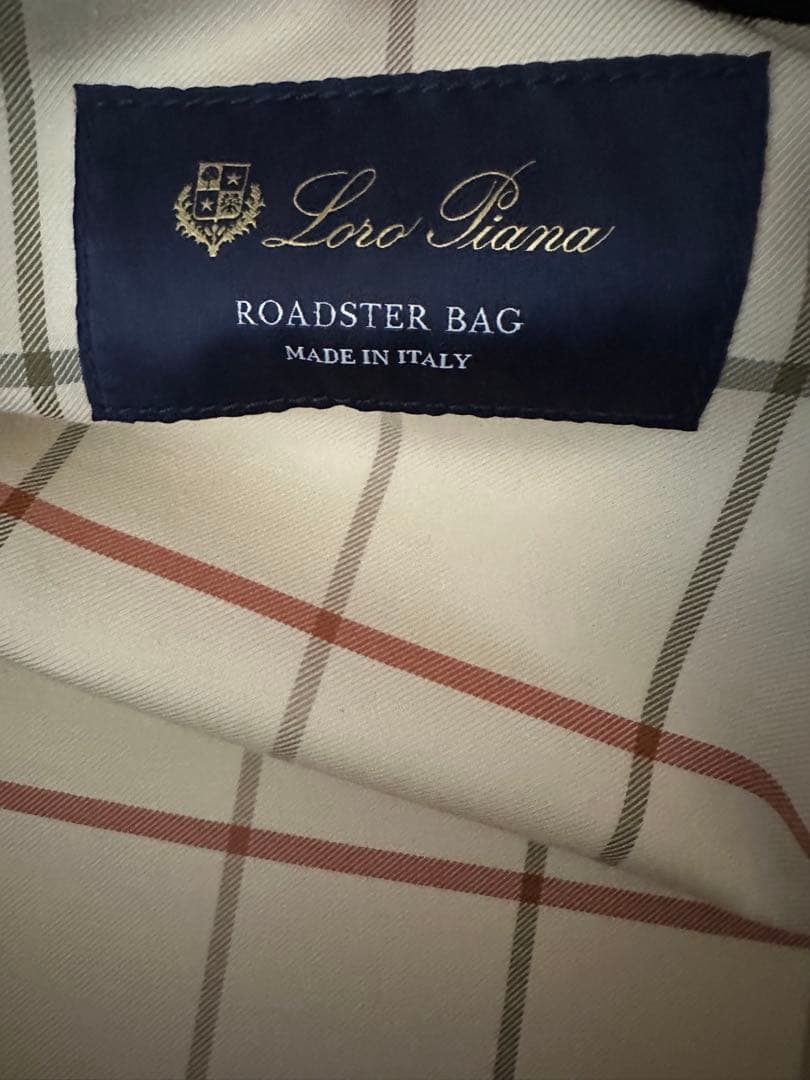 ロロピアーナ ボストンバッグ　ネイビー　未使用品！