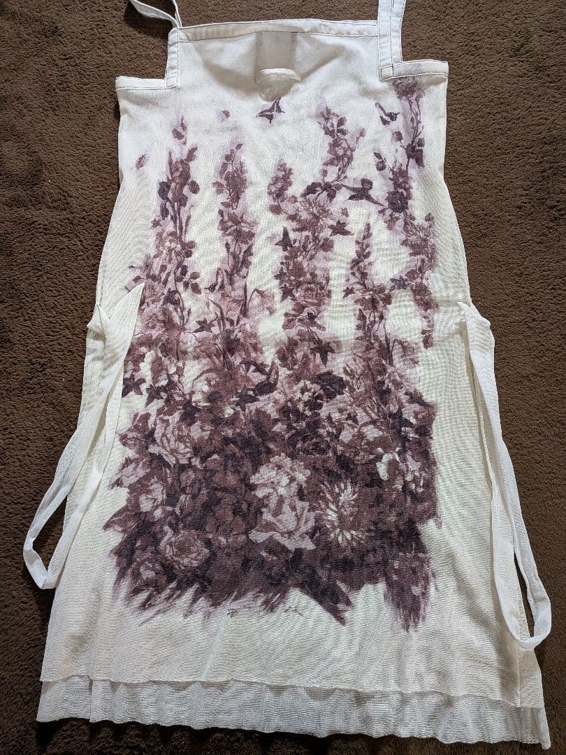 Jean Paul GAULTIER　パワーネット　花柄ノースリーブチュニック