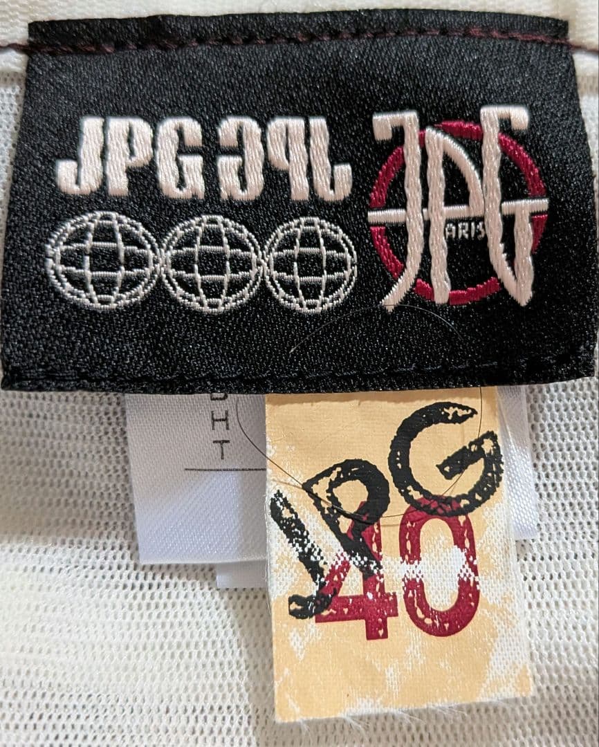 Jean Paul GAULTIER　パワーネット　花柄ノースリーブチュニック