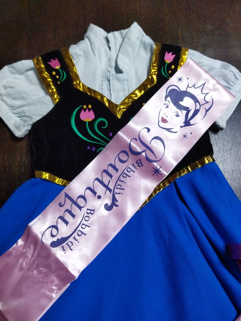 ディズニー　アナ　ビビディバビディブティック　ドレス