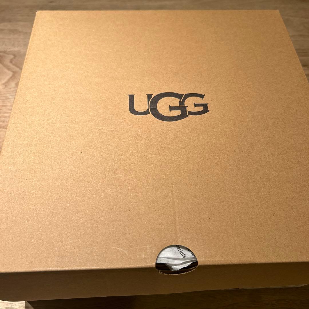 UGG ファー付きサボサンダル ブラック 5