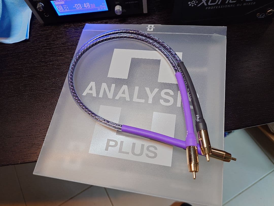 アナリシスプラス Solo Crystal Oval RCAケーブル60cmペア