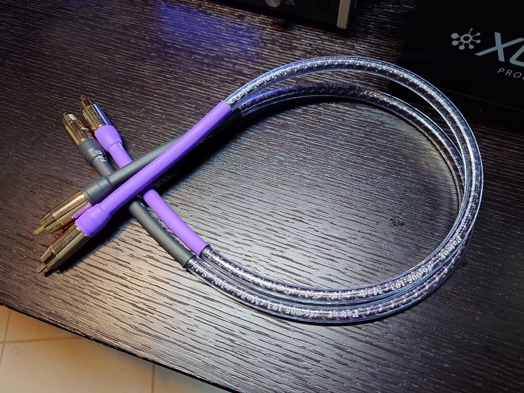 アナリシスプラス Solo Crystal Oval RCAケーブル60cmペア