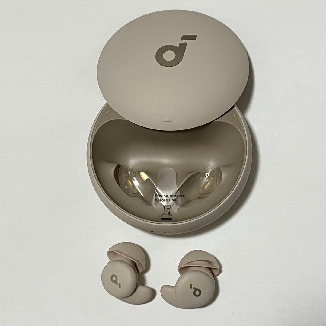 極美品 Anker Soundcore Sleep A20 ベージュ イヤホン