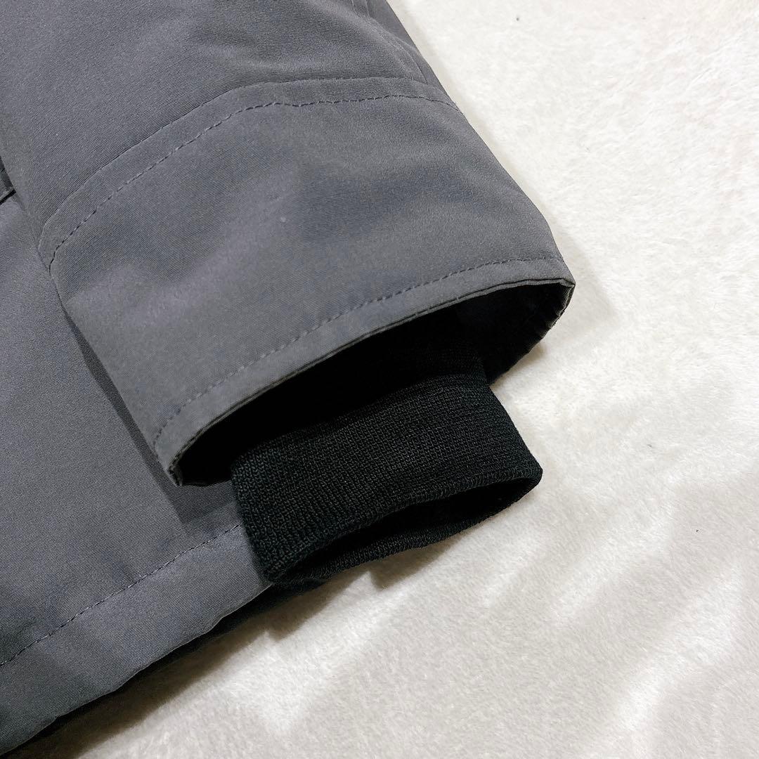 新品同様✨　カナダグース　ダウンジャケット　ファー　グレー　L メンズ