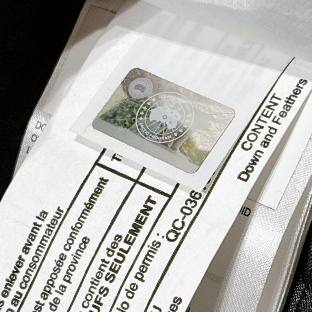 新品同様✨　カナダグース　ダウンジャケット　ファー　グレー　L メンズ