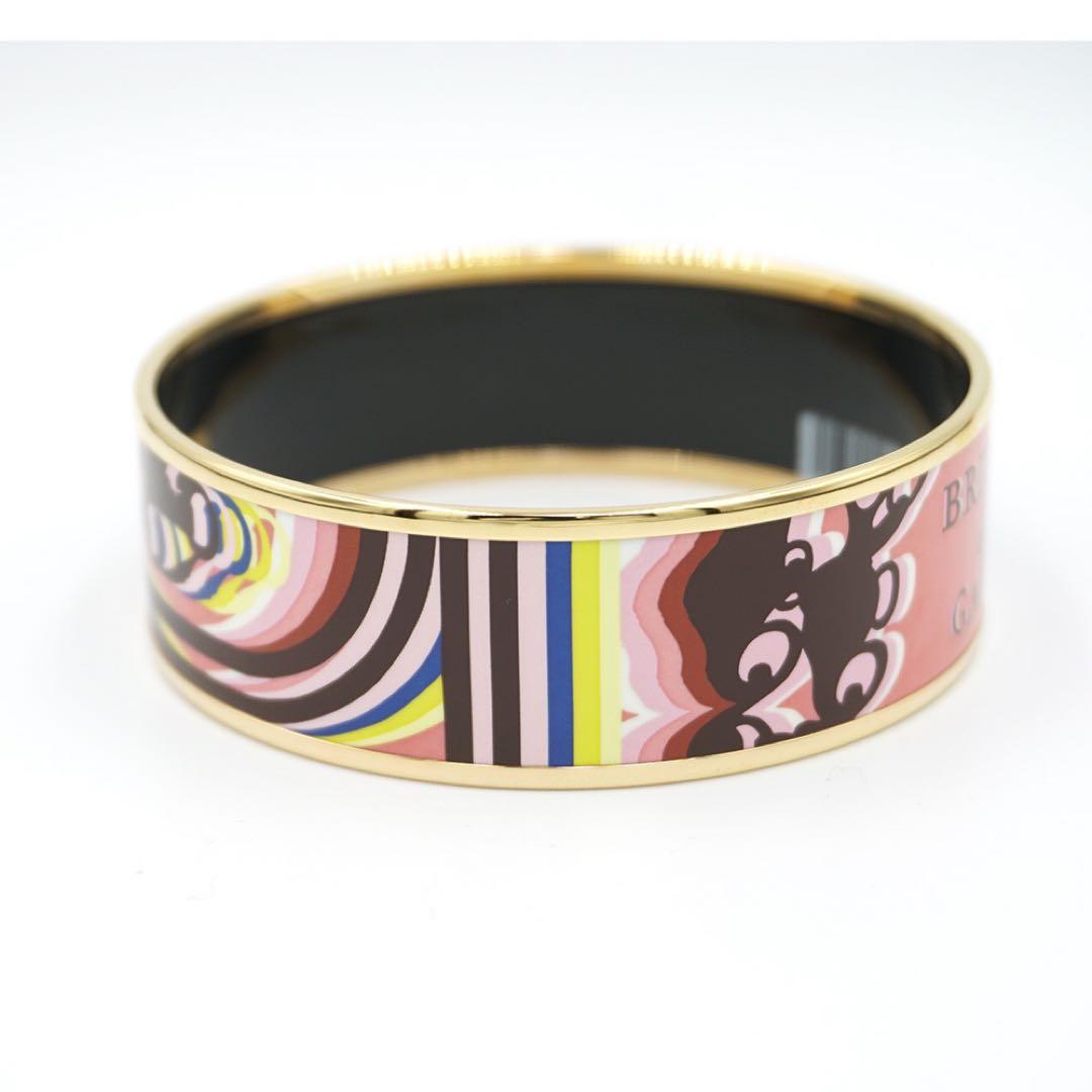 エルメス　バングル　未使用　ピンク　箱、袋付き