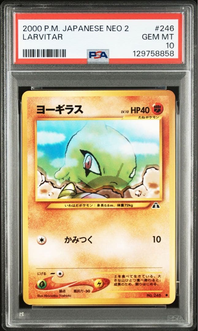 テ*ー様 【PSA10】ポケモンカード　旧裏　ヨーギラス　neo