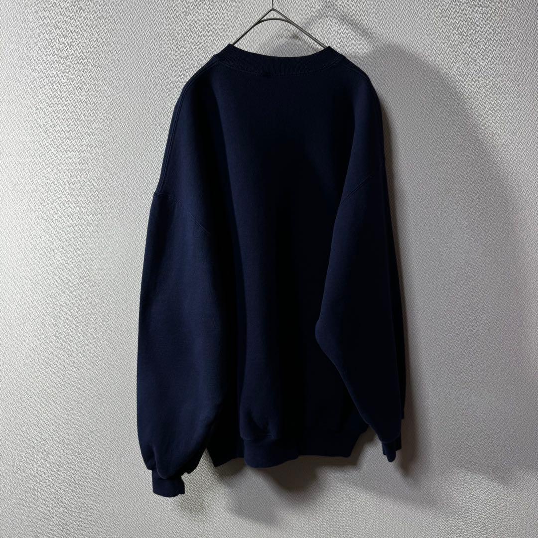 W*L様 希少 90s USA製 RUSSELL 無地 plain 前V ネイビ