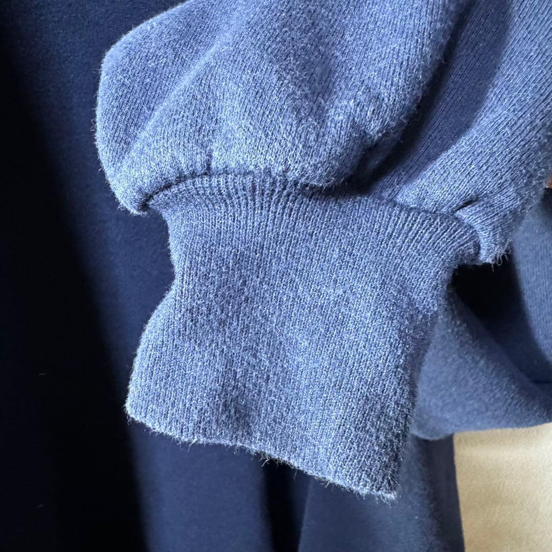 W*L様 希少 90s USA製 RUSSELL 無地 plain 前V ネイビ