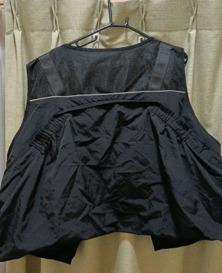 evisen フィッシングベスト ブラック フリーサイズ