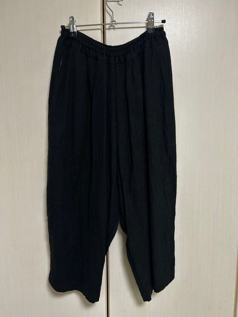 joie de vivre 黒 サルエルパンツ