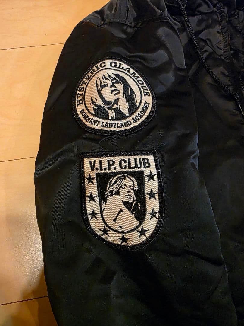 ヒステリックグラマー モッズコート N3B ヒスガール ブラック