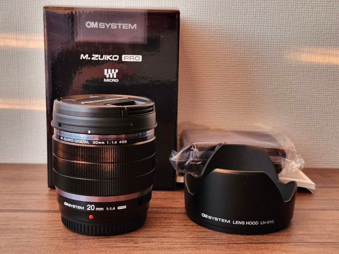 レンズ(単焦点) OM SYSTEM M.ZUIKO DIGITAL ED 20mmF1.4PRO