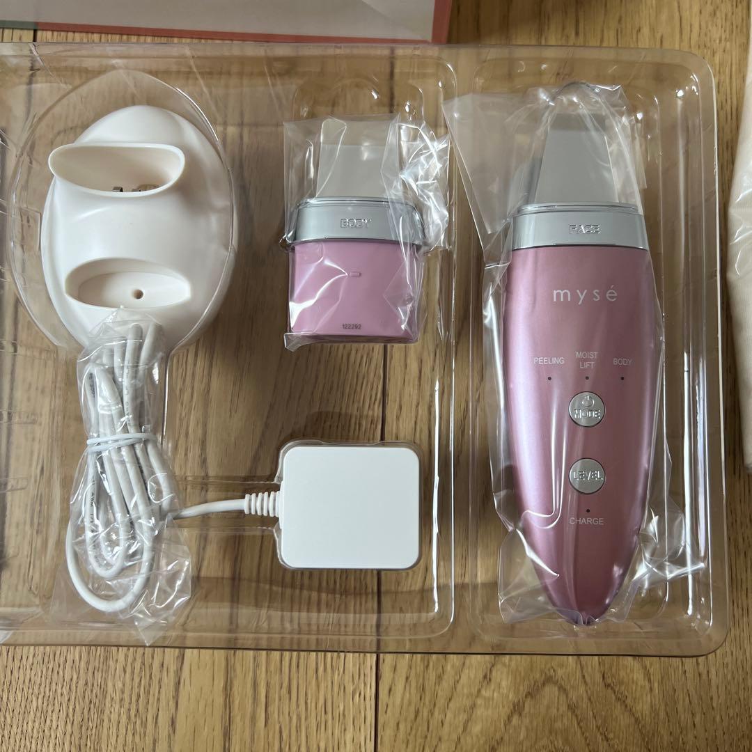 mysé 美顔器 ピンク 充電器・スタンド付き