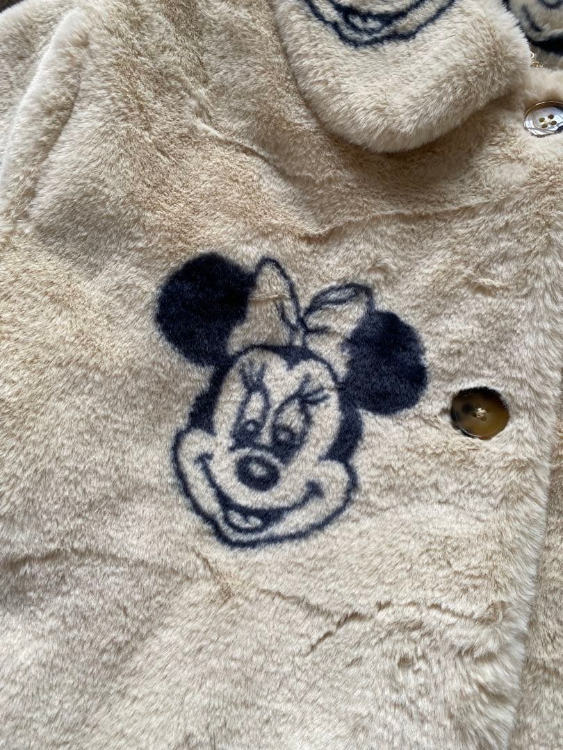 USディズニーストア/ミッキーミニーフェイクファーJK/XLサイズ女性