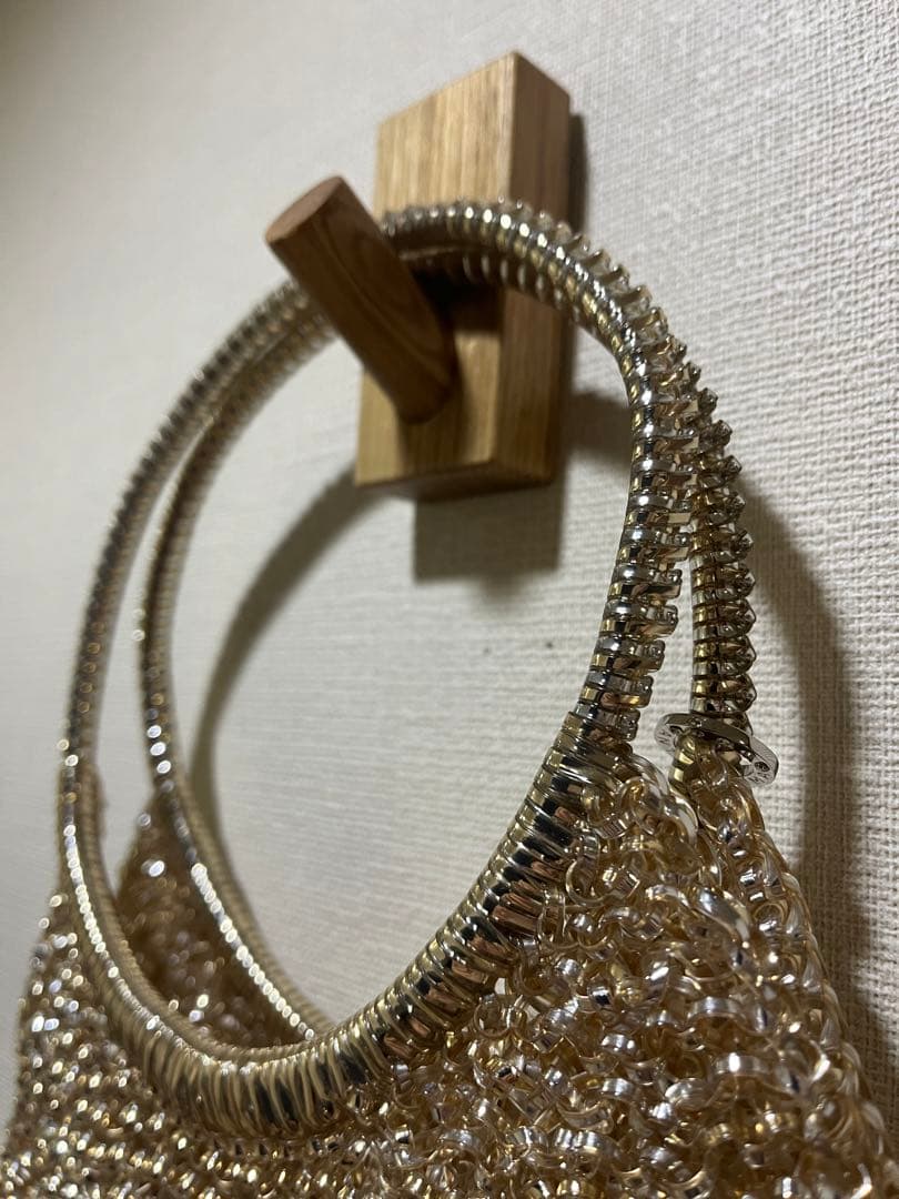 ANTEPRIMA アンテプリマ ワイヤーバッグ シルバーゴールド