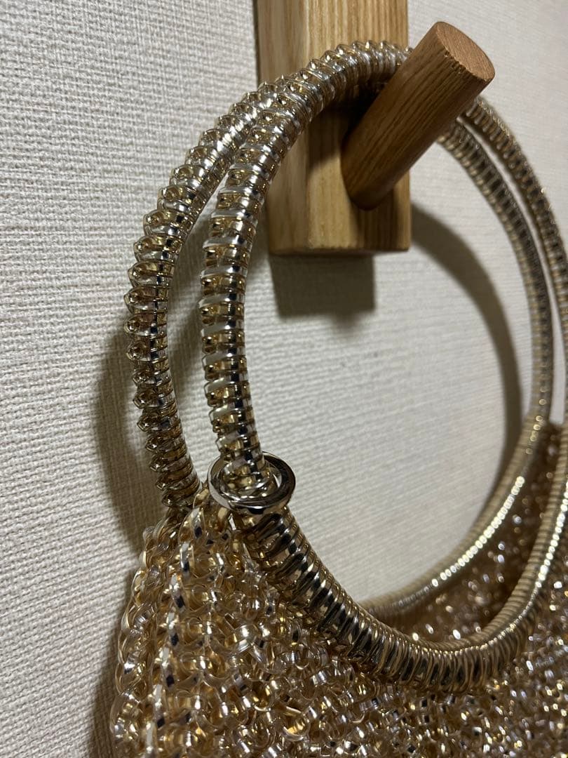 ANTEPRIMA アンテプリマ ワイヤーバッグ シルバーゴールド