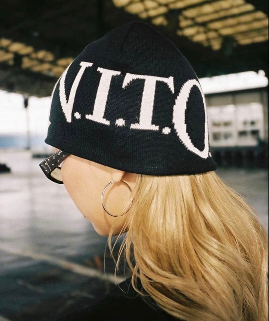 KEIJU N.I.T.O. LOGO BEANIEニット帽 N.I. T.O.