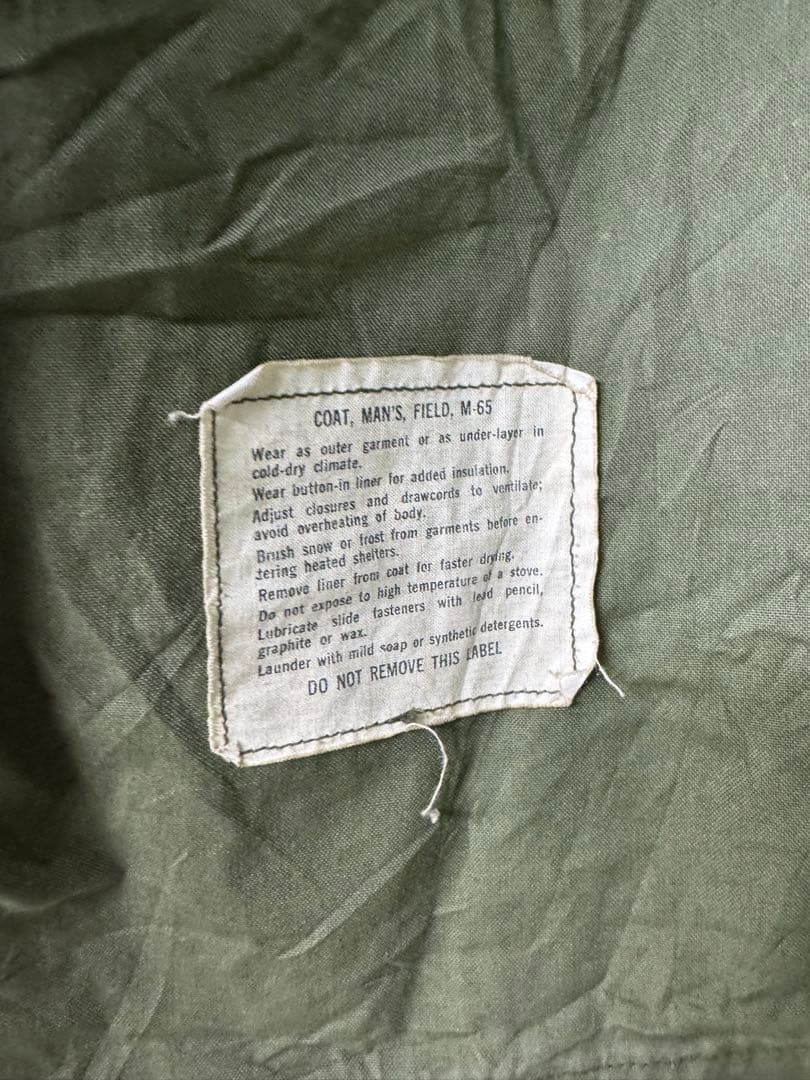 60s vintage m65 フィールドジャケット　実物　セカンド　2nd