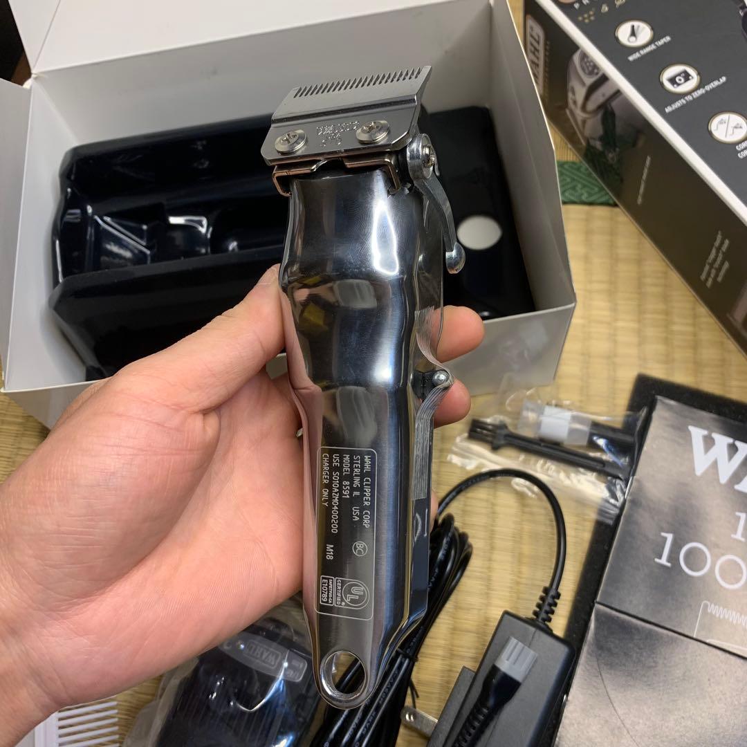 wahl ウォール　コードレスバリカン　マジッククリップ　シルバー　フ