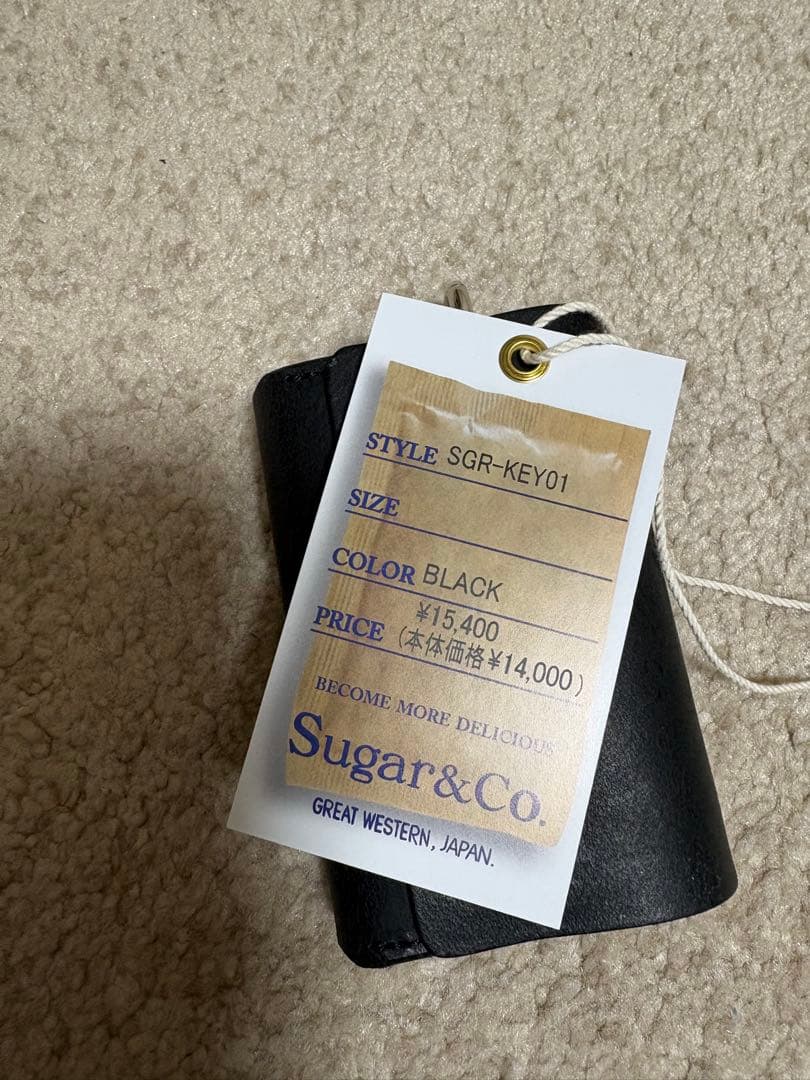 sugar&co. キーケース　黒　革
