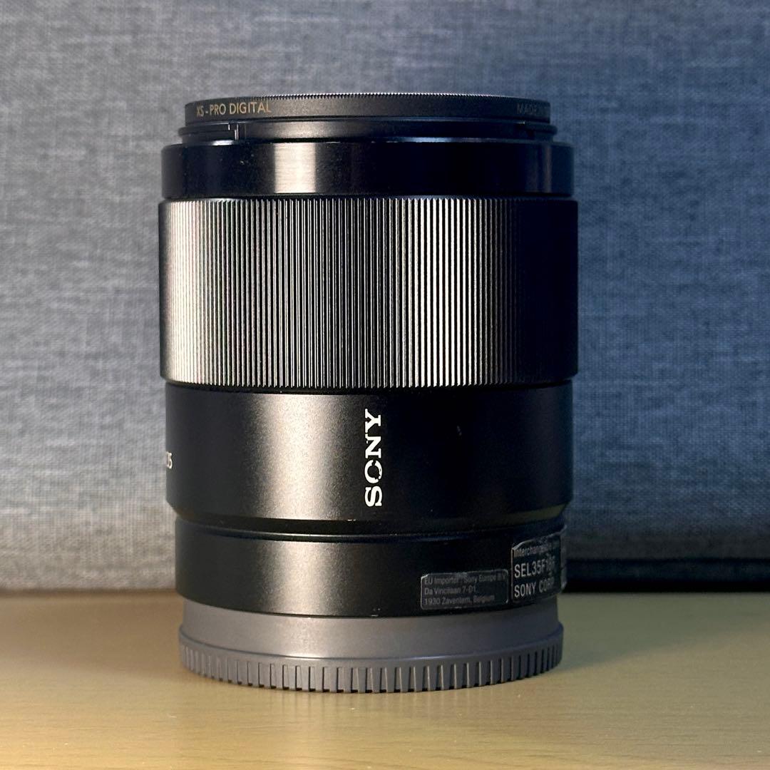 SONY SEL35F18F 35mm F1.8 B+W保護フィルター付き