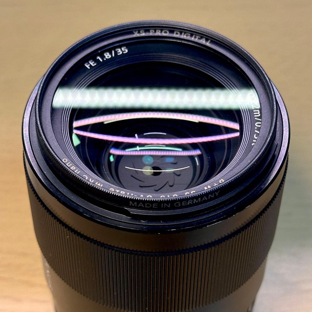 SONY SEL35F18F 35mm F1.8 B+W保護フィルター付き