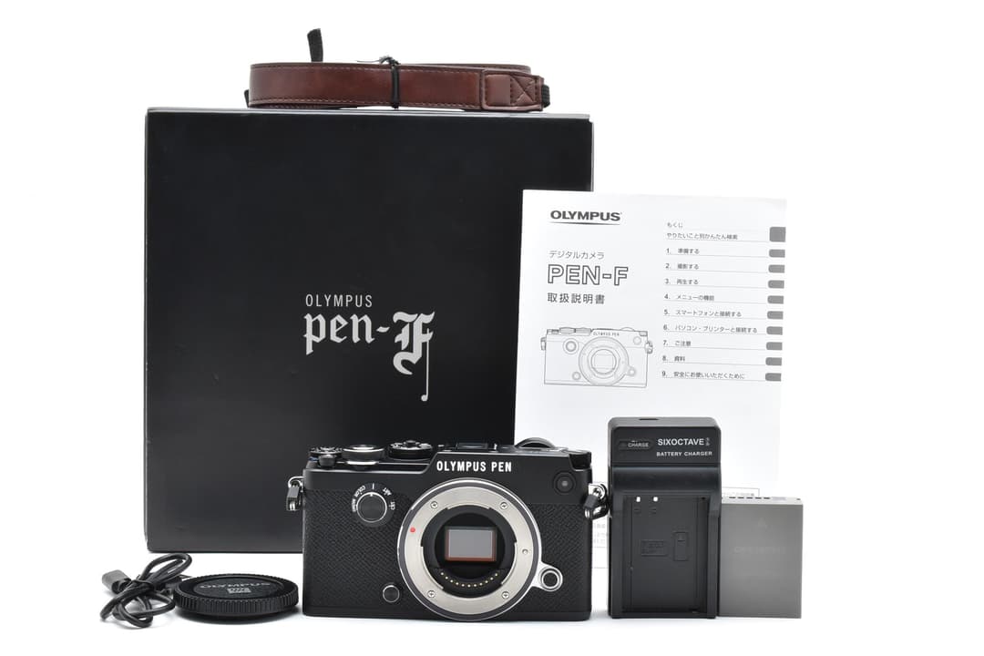 ■ほぼ新品■ オリンパス PEN F ブラック #C758