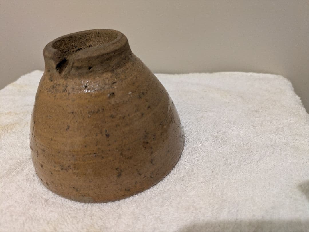 江戸時代　古萩　茶碗　割高台　時代箱　萩焼　時代物