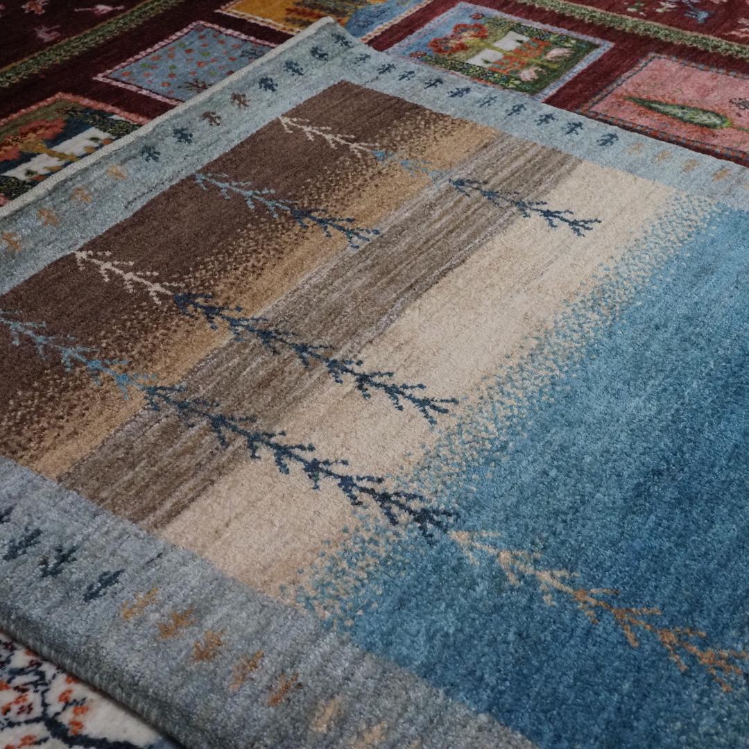 ゾランヴァリ　ギャッベ（ラグサイズ）・アマレ　1．17×0．8ｍ