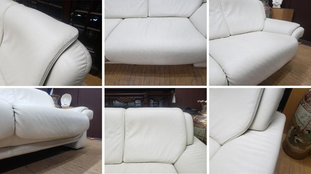 メル68280B9　himolla　PACIFIC　総本革トリプルソファ