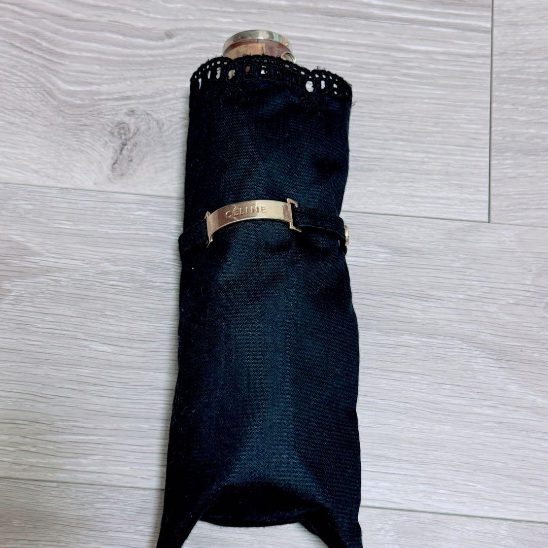 ★☆★美品★CÉLINE★折りたたみ日傘★ブラック★☆★