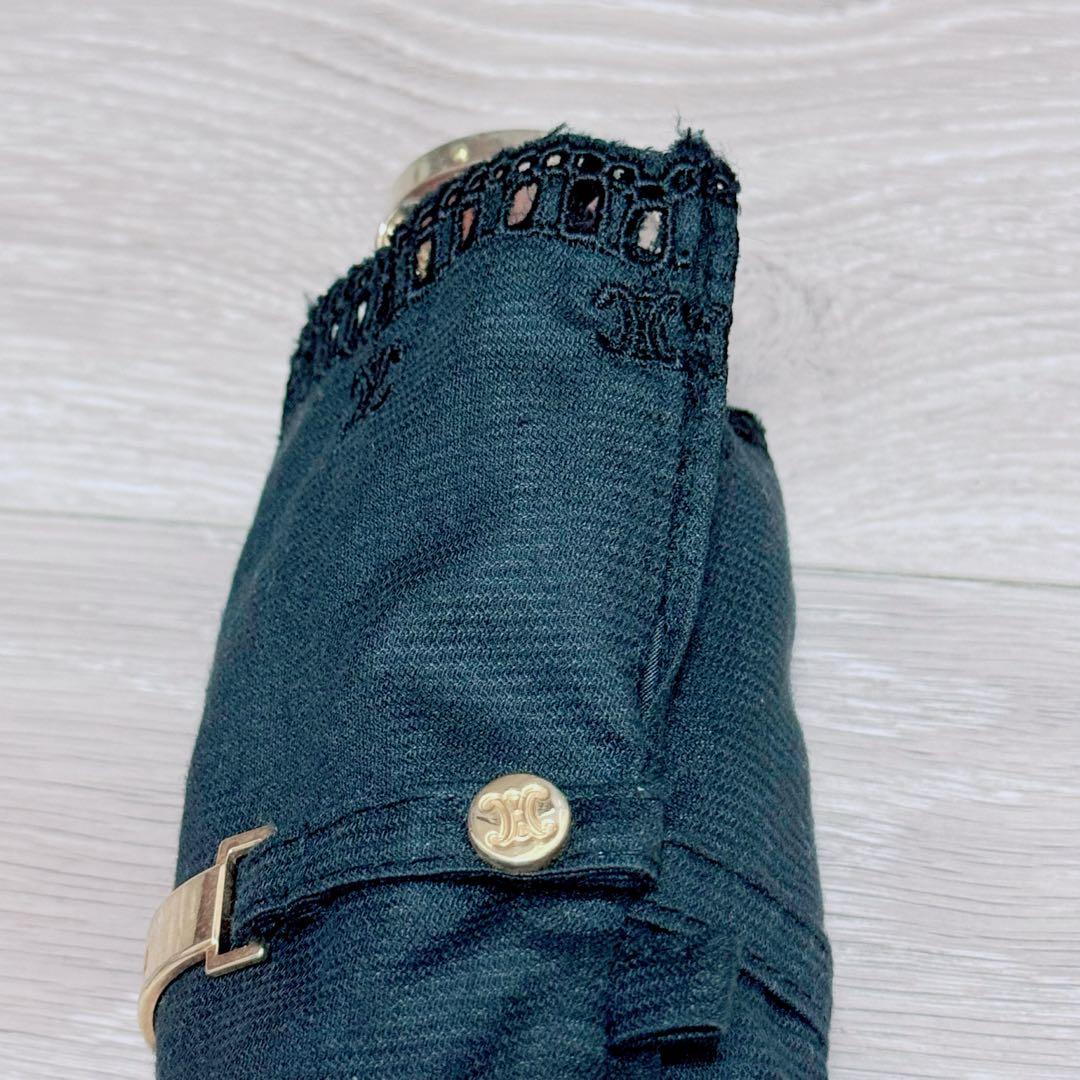 ★☆★美品★CÉLINE★折りたたみ日傘★ブラック★☆★