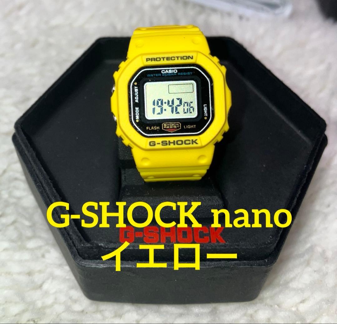 CASIO G-SHOCK DWN-5600-9JR イエロー　リングウォッチ