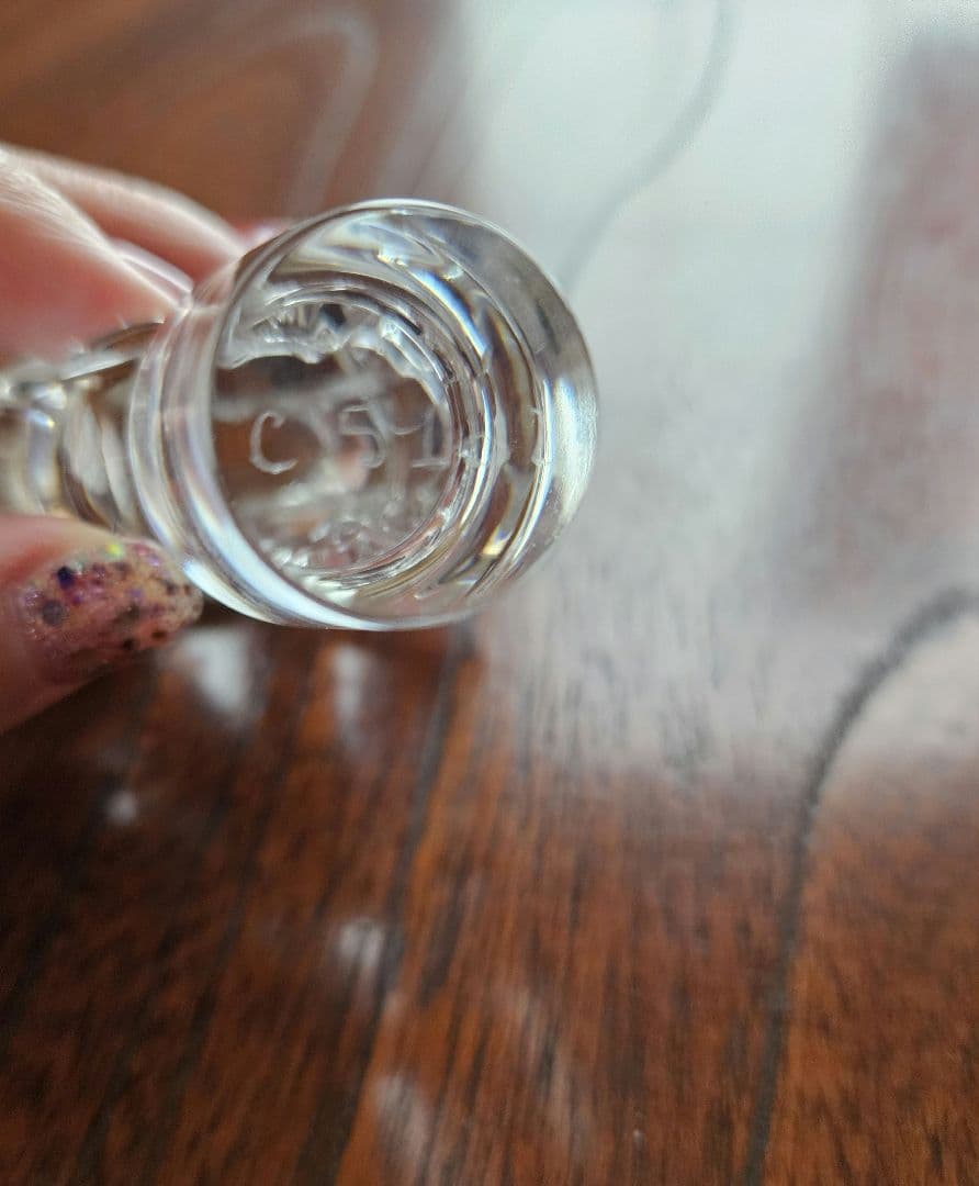 レミーマルタン　ルイ13世　バカラクリスタルボトル　空瓶　替え栓付