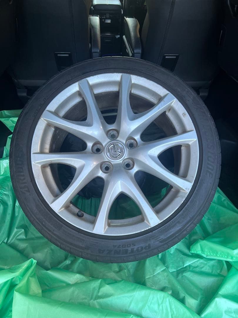 [2\3迄]マツダ　RX8 225 45 R18 純正ホイールタイヤ typeS