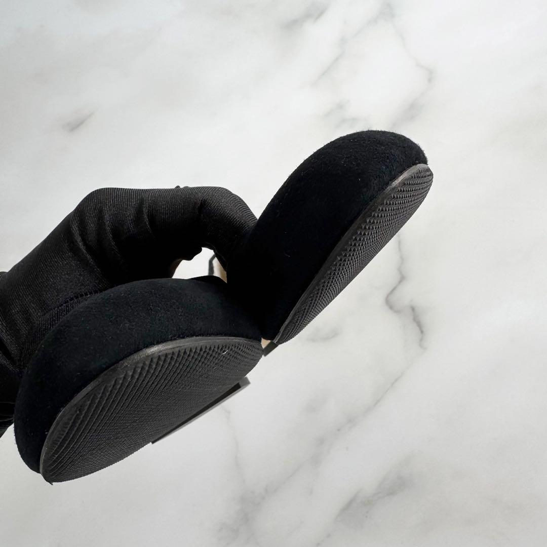 JIMMY CHOO ジミーチュウJESSIE FLAT スエード 黒 38.5