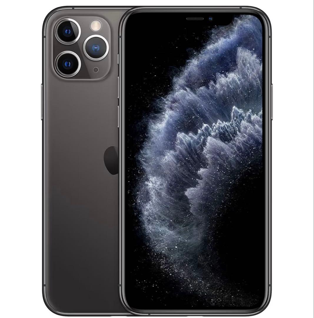 画面割れ有 Apple iPhone 11 Pro 256GB スペースグレイ