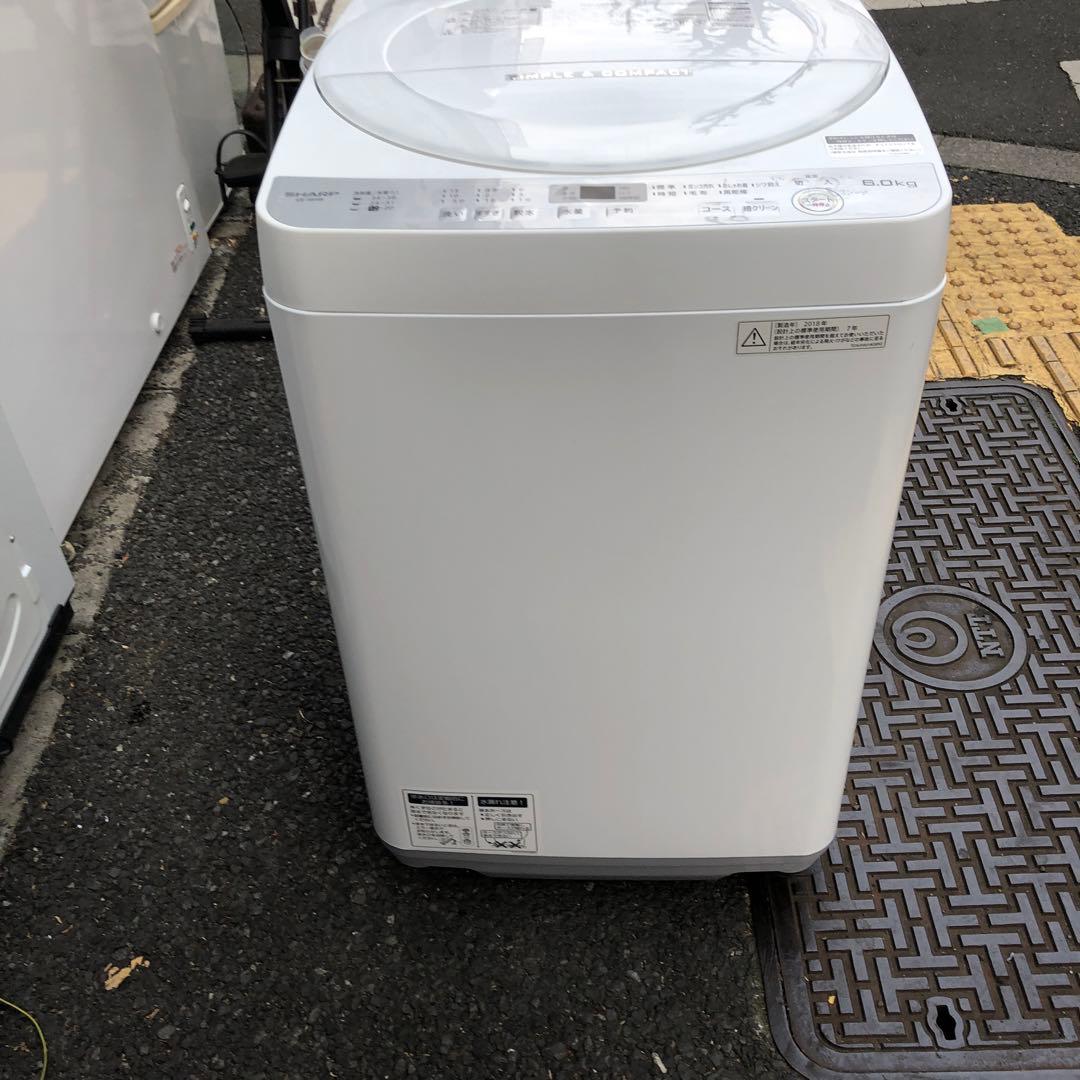 SHARP 洗濯機　6k 2018年製